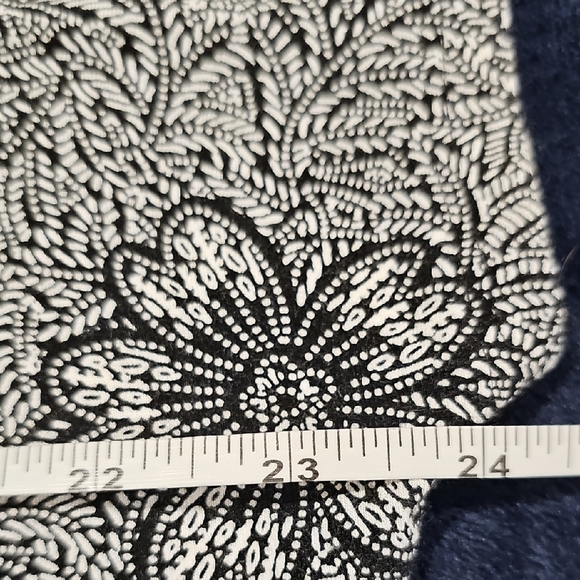 J. Jill Black and White V-Neck Mini Dress - Picture 5 of 7